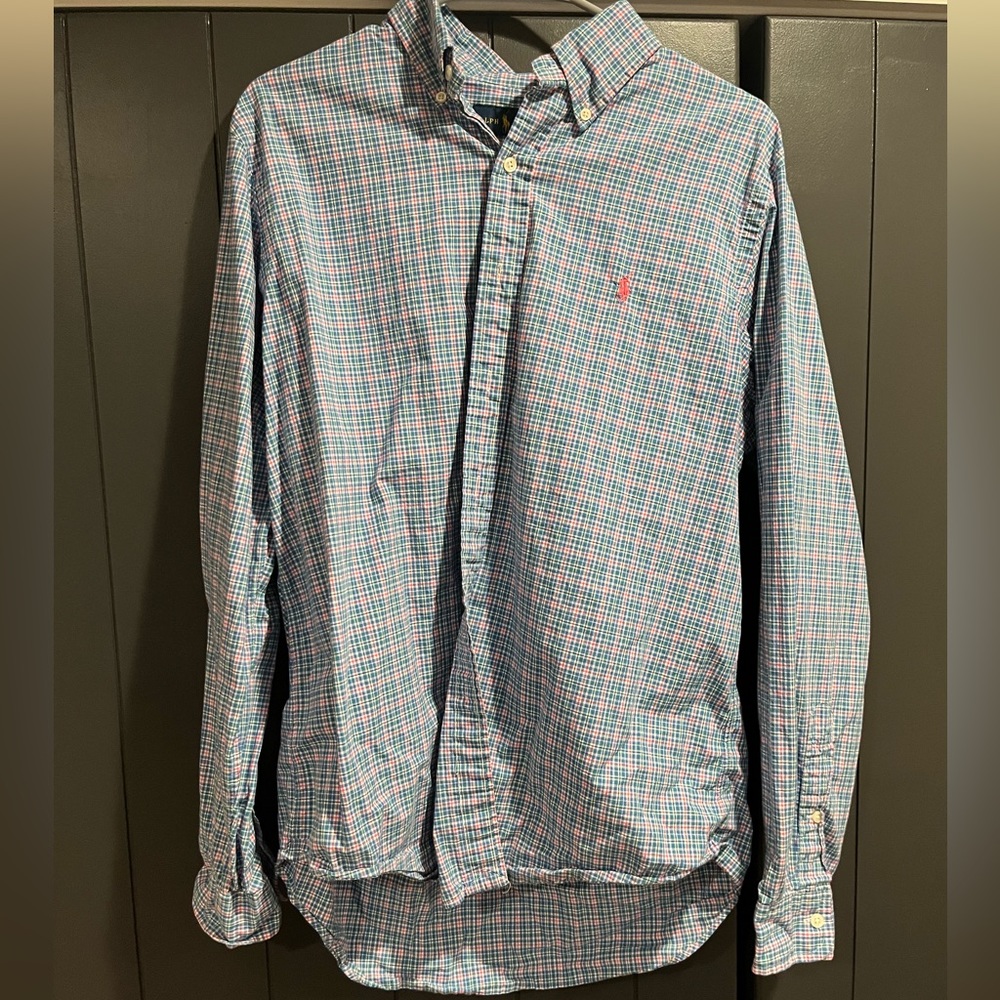 Mens Ralph Lauren Dress Shirt Size Large